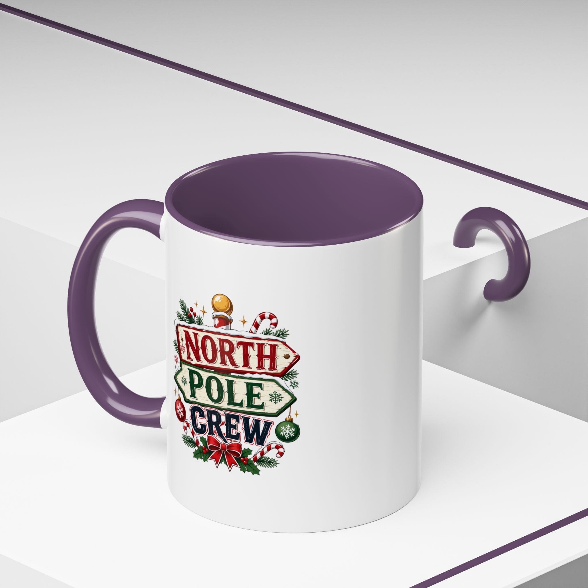 Accent Coffee Mug North Pole Crew