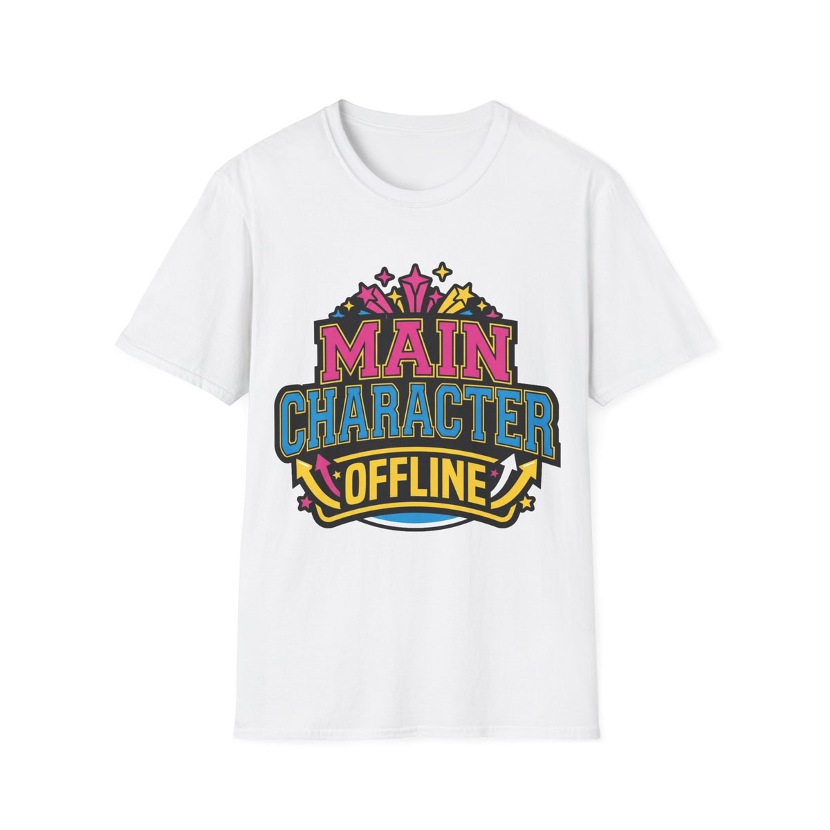 Main Character Offline T-Shirt — Retro Colorful 'Main' Graphic Tee - Trending Now - August 2026