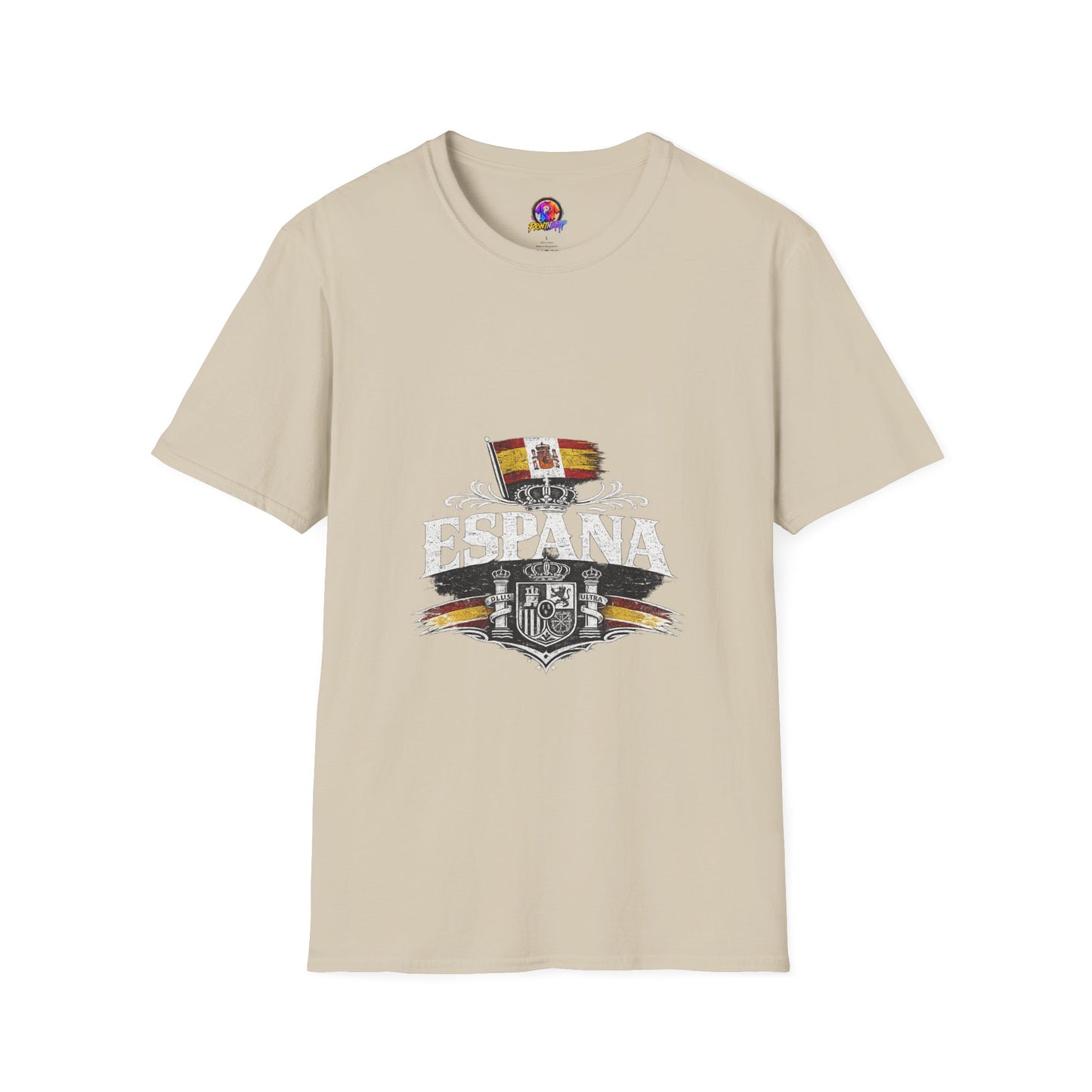 Spain Flag Crest T-Shirt — Spanish Pride Graphic Tee