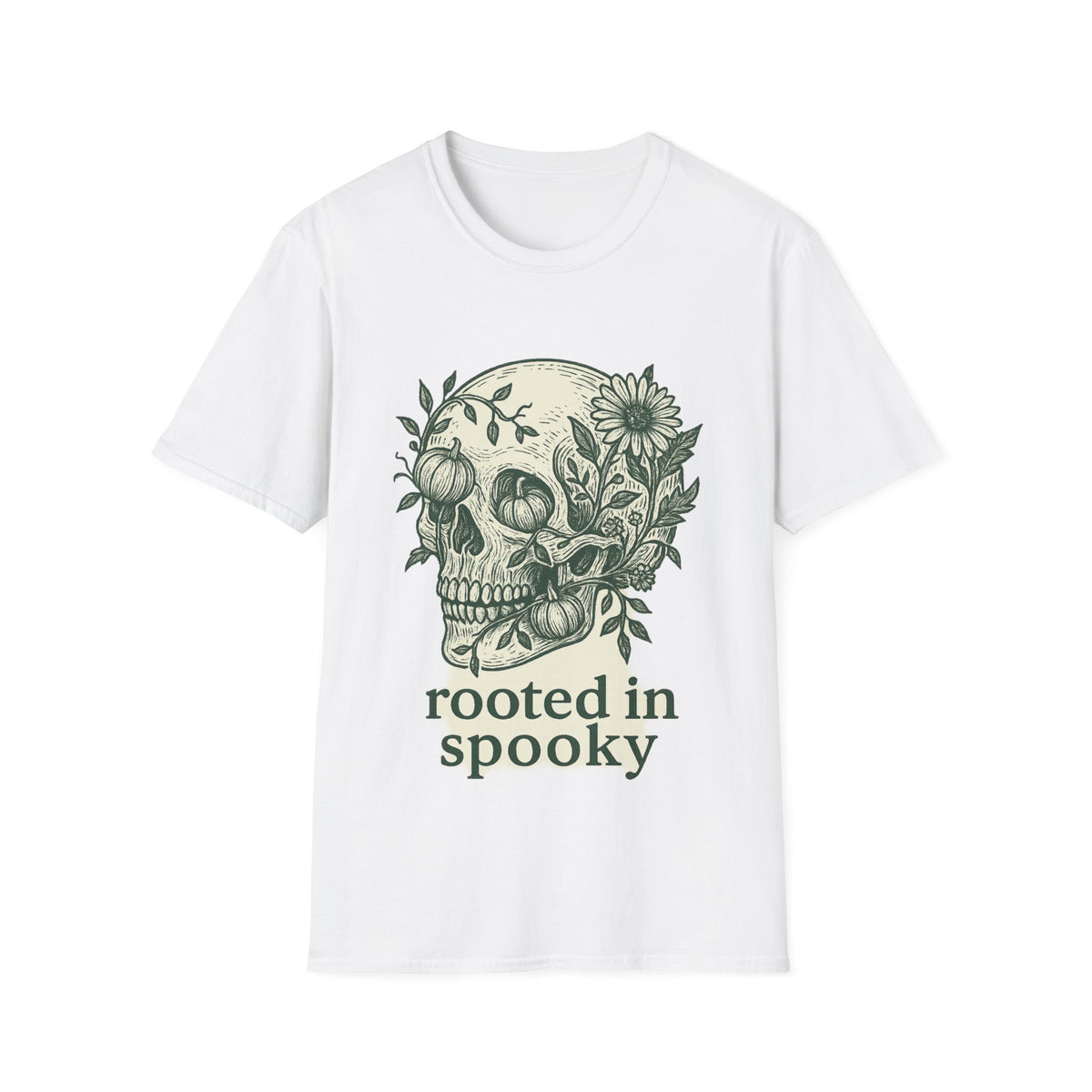 Floral Skull Tee — "Rooted" Botanical Skull Graphic T-Shirt - Trending Now - August 2026