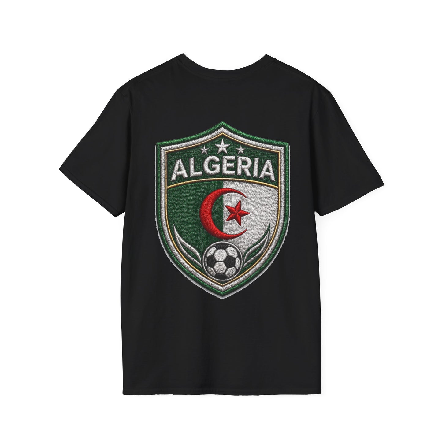 Algeria Football Fan Tee — "Green Desert Fire" Soccer Shirt