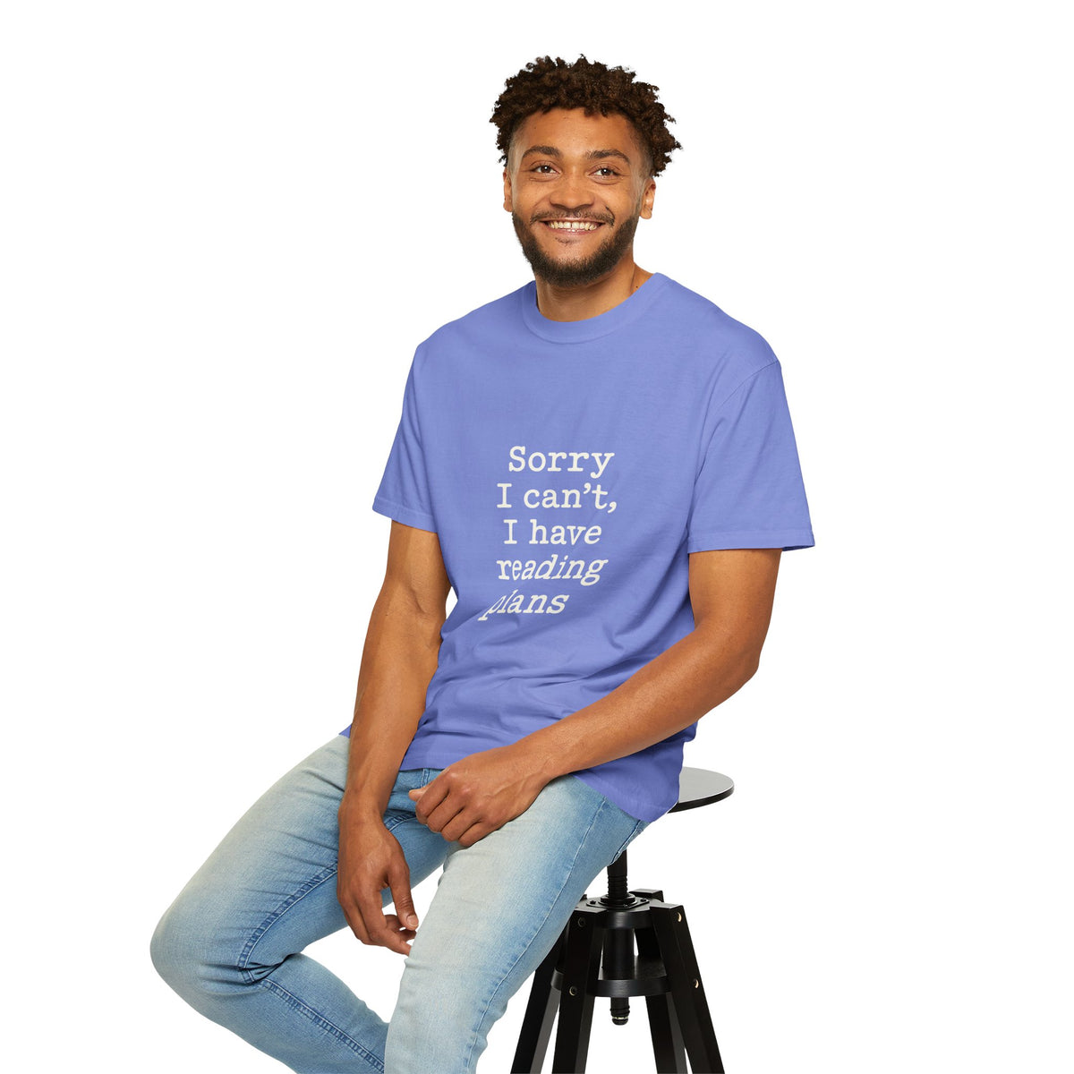 Reading Plans T-Shirt — "Sorry I Can't, I Have Reading Plans" Book Lover Tee - Trending Now - October 2026