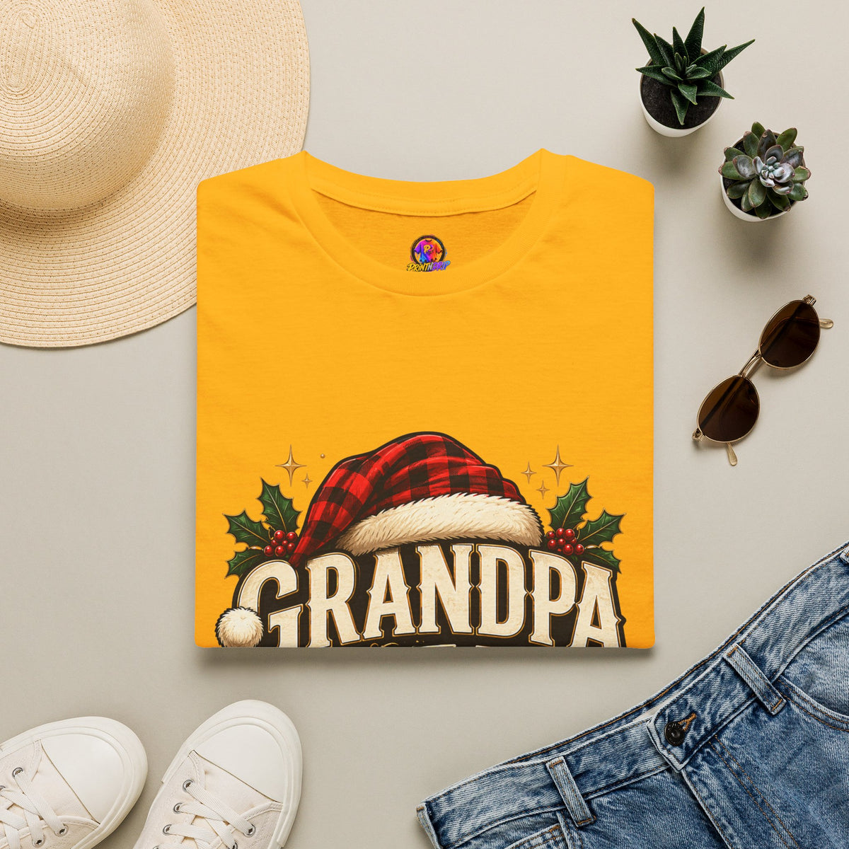 Christmas Grandpa Clause Unisex Softstyle T-Shirt