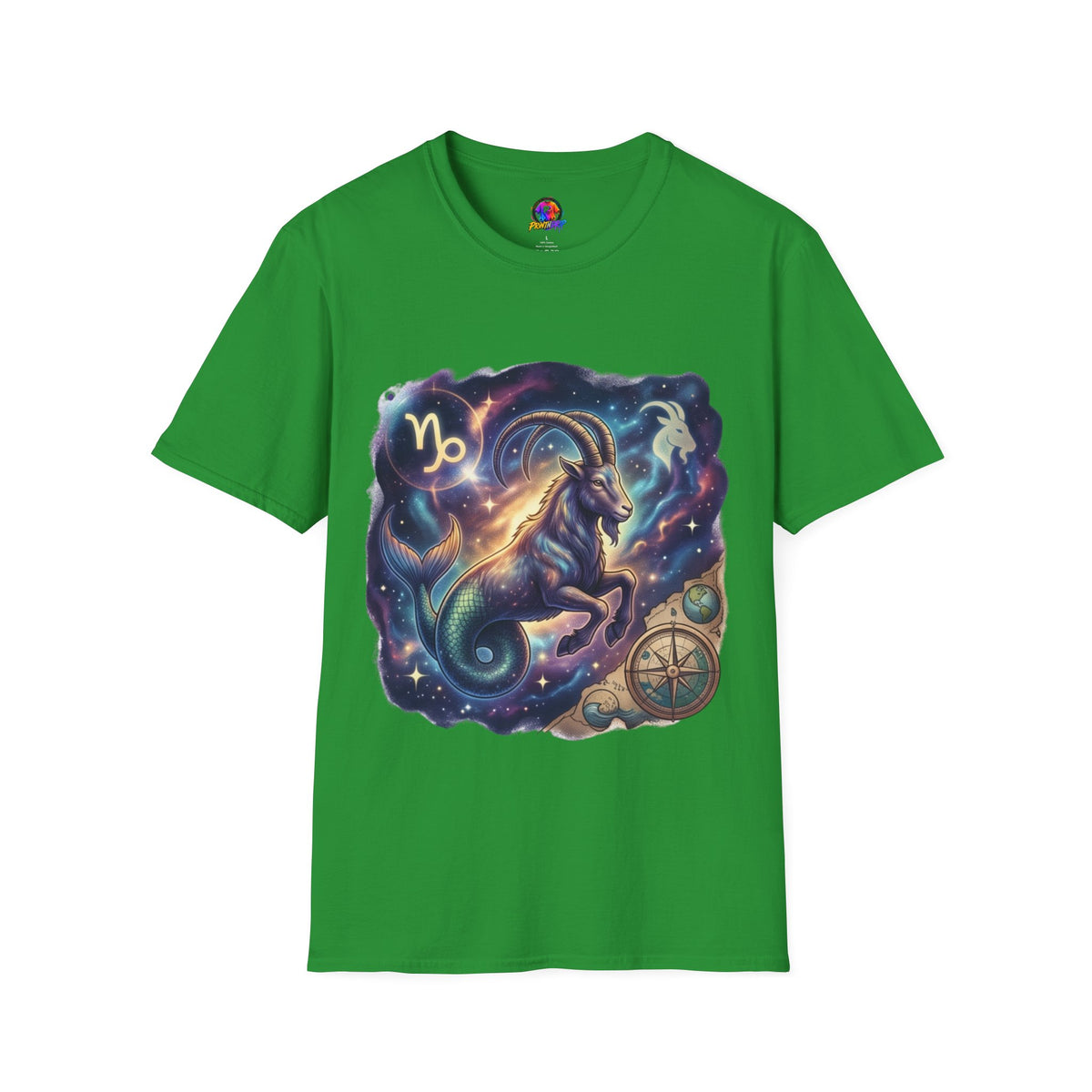 Capricorn Zodiac T-Shirt — Celestial Goat Astrology Tee