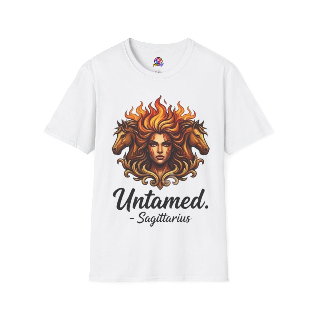Sagittarius 'Untamed' Zodiac T-Shirt — Fiery Archer Astrology Tee