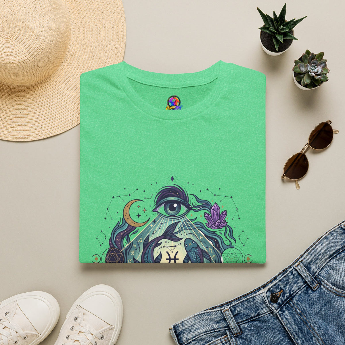 Pisces Mystic T-Shirt — 'I See Things You Don't' Astrology Tee