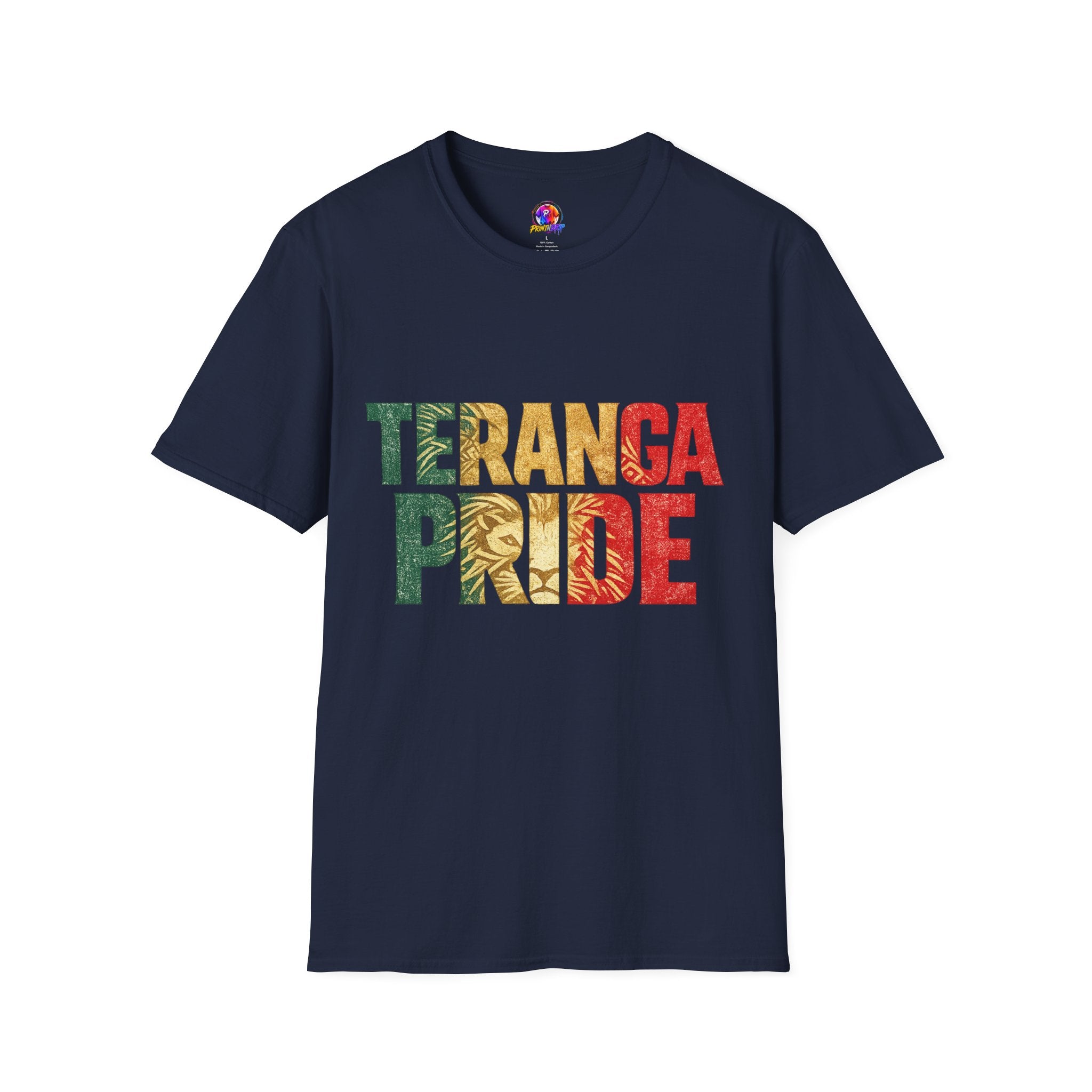 Senegal Teranga Pride T-Shirt — Senegal Flag Colors & Lion Graphic