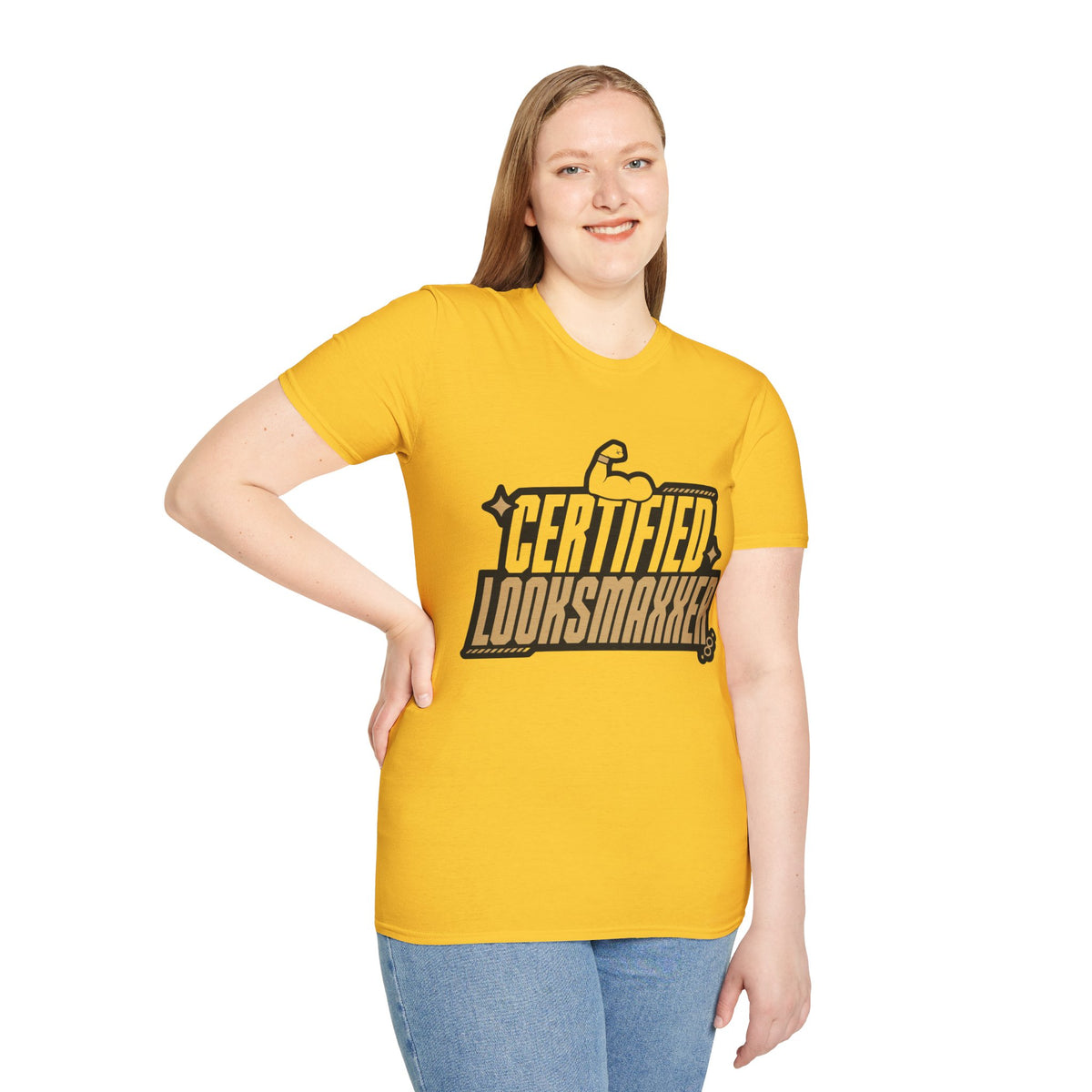Certified Looksmaxxer T-Shirt — Funny Fitness & Glow-Up Tee - Trending Now - August 2026
