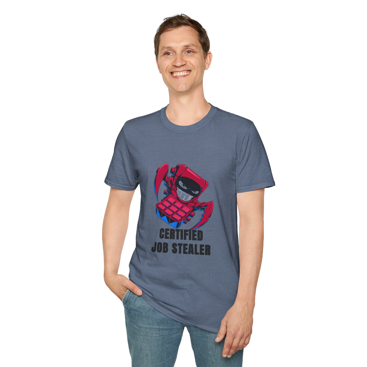 Certified Job Stealer T-Shirt — Funny Cartoon Ninja Heist Tee - Trending Now - August 2026
