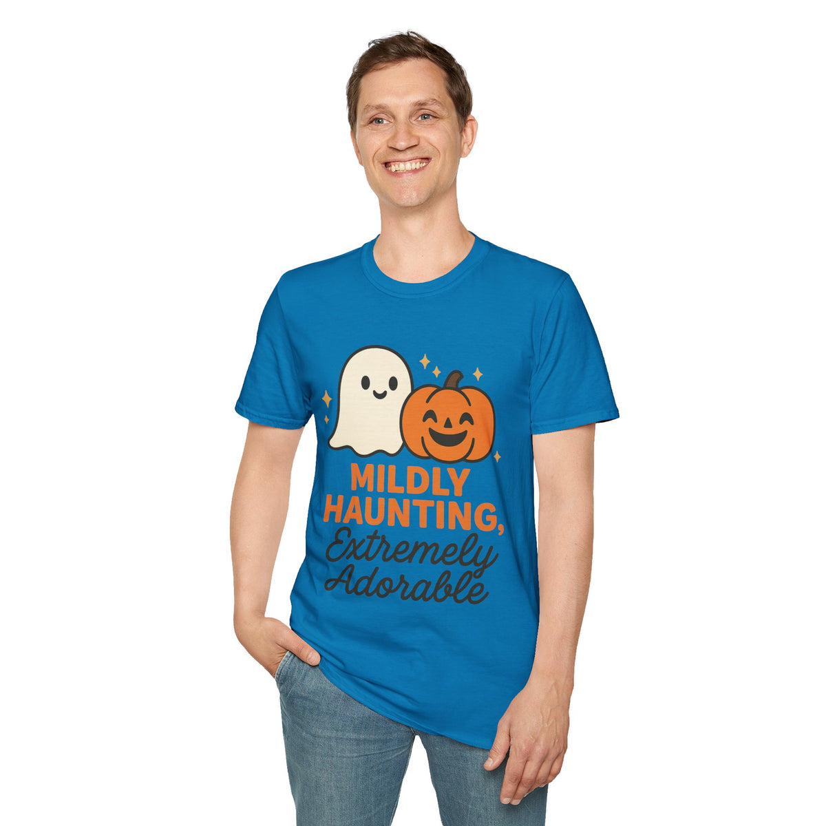 Mildly Haunting Extremely Adorable Ghost T-Shirt, Cute Halloween Pumpkin Tee - Trending Now - September 2026