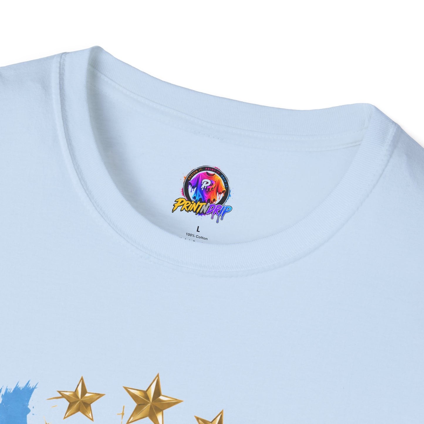 Argentina Sky Blue Magic Soccer T-Shirt — Argentinian Football Player Graphic Tee