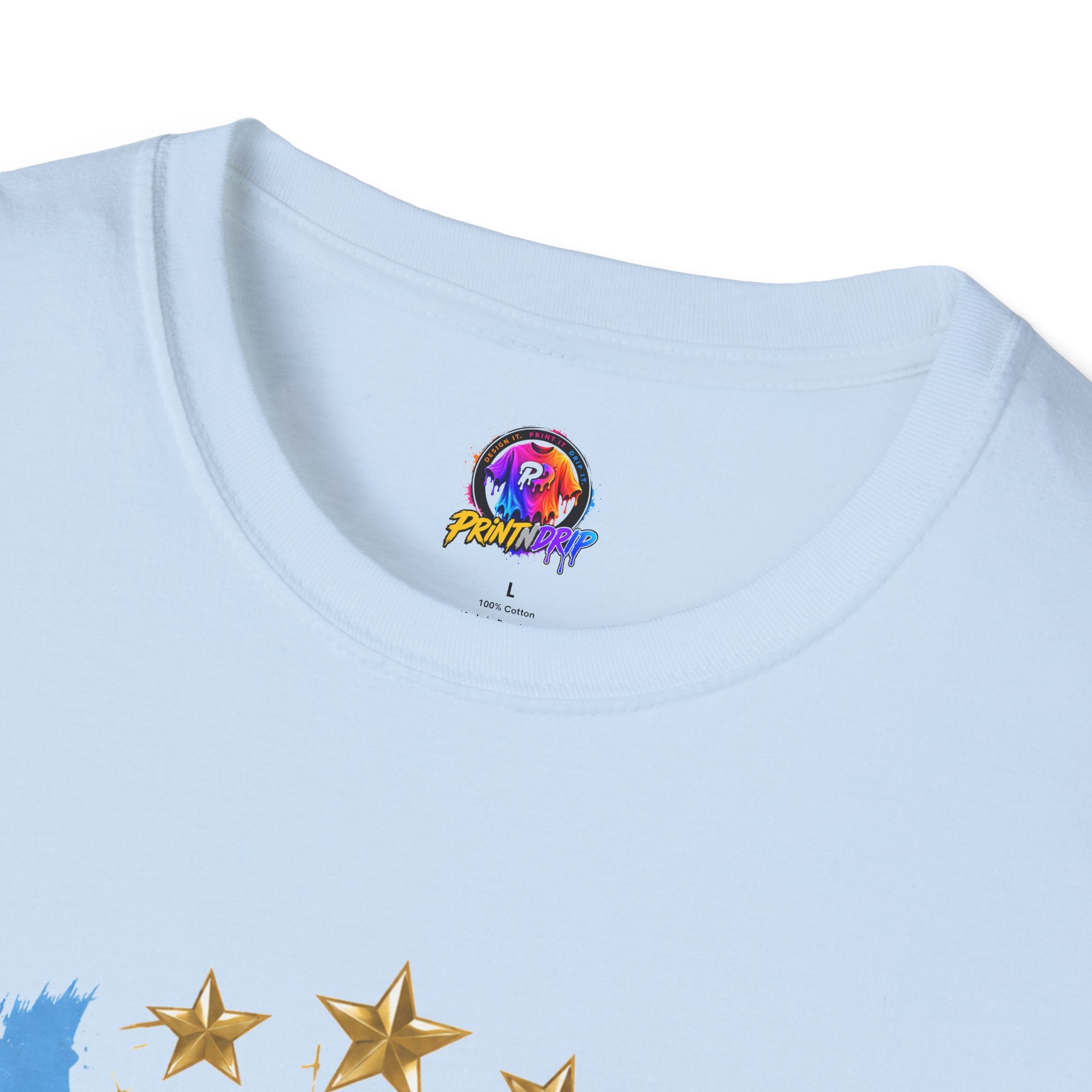 Argentina Sky Blue Magic Soccer T-Shirt — Argentinian Football Player Graphic Tee