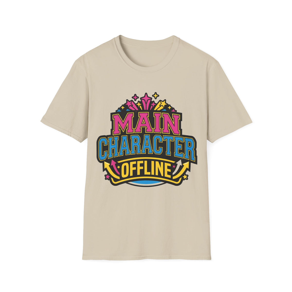 Main Character Offline T-Shirt — Retro Colorful 'Main' Graphic Tee - Trending Now - August 2026