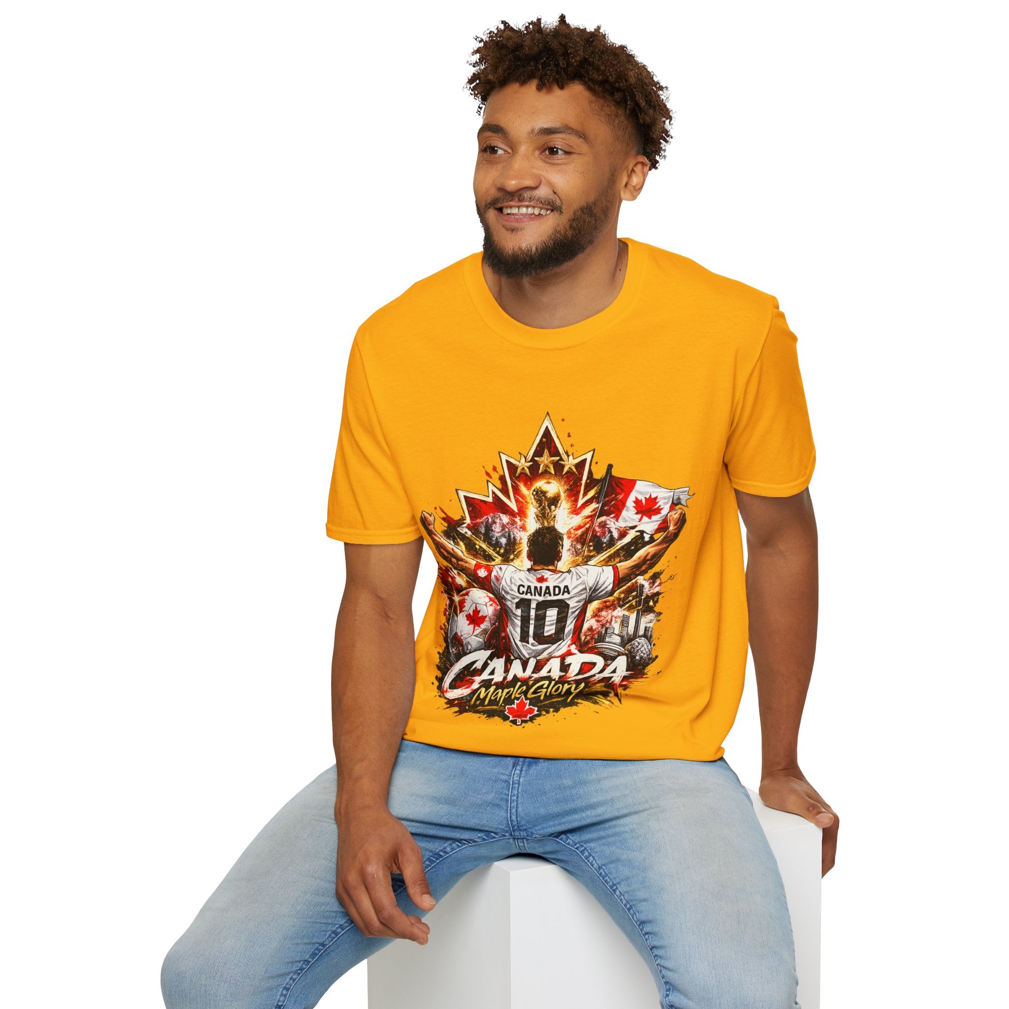 Canada Maple Glory T‑Shirt — Vintage Canadian Maple Leaf Graphic Tee