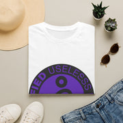 "Certified Useless Human" Funny Meme Tee | Sarcastic Purple Badge T-Shirt - Trending Now - September 2026