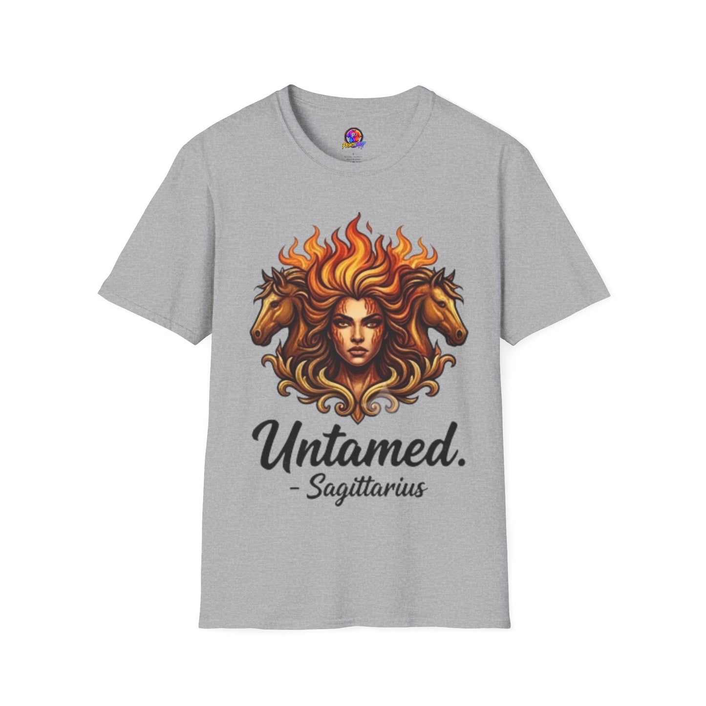 Sagittarius 'Untamed' Zodiac T-Shirt — Fiery Archer Astrology Tee