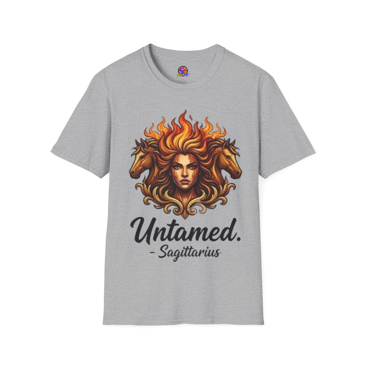 Sagittarius 'Untamed' Zodiac T-Shirt — Fiery Archer Astrology Tee