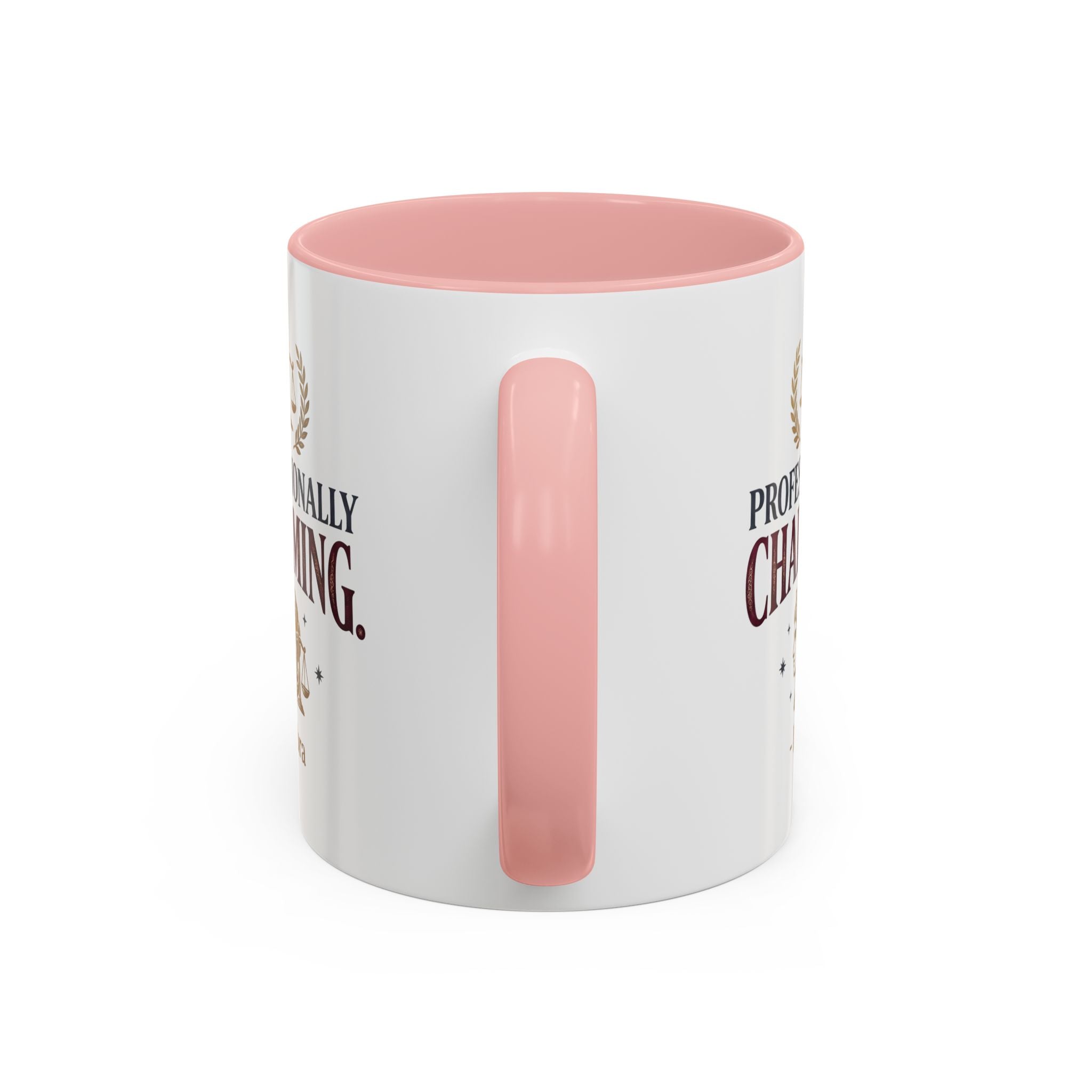 Libra 'Professionally Charming' Accent Coffee Mug — Zodiac Astrology Gift