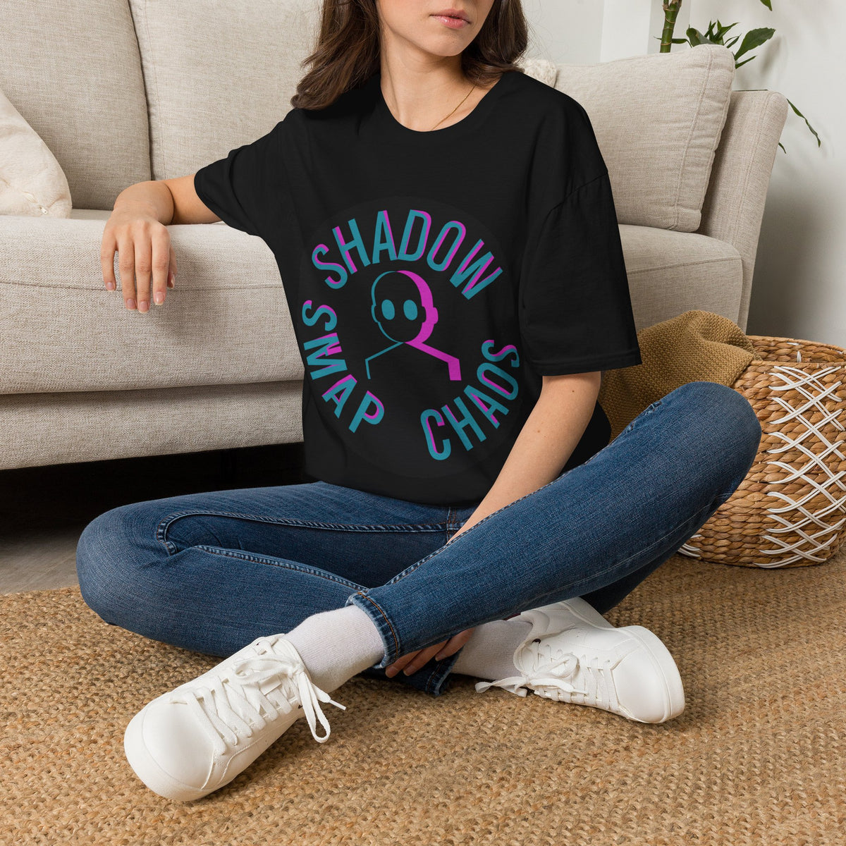 Shadow Swap Chaos T-Shirt — Retro Neon Gaming Skull Tee - Trending Now - August 2026