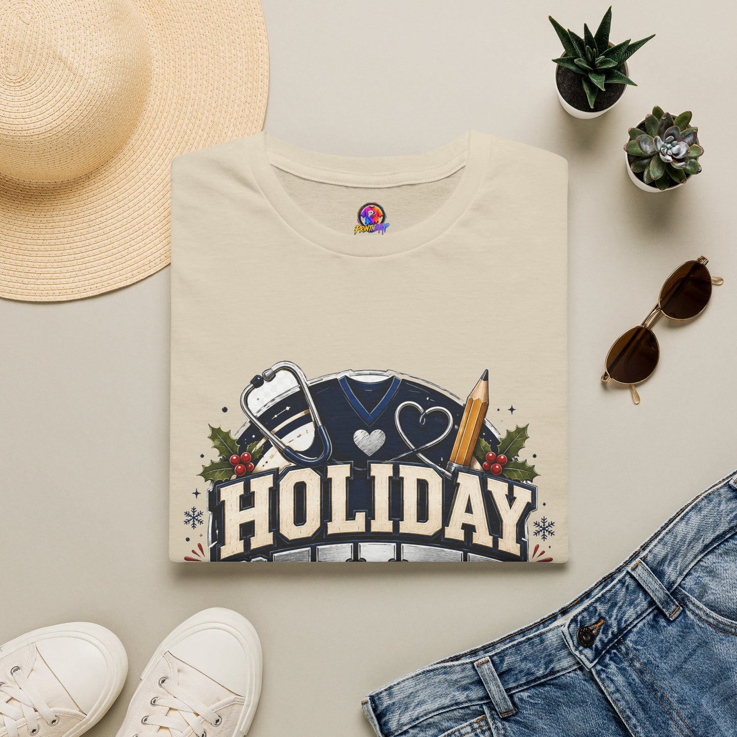 Holiday Shift Survivor T-Shirt — Nurse & Healthcare Worker Gift