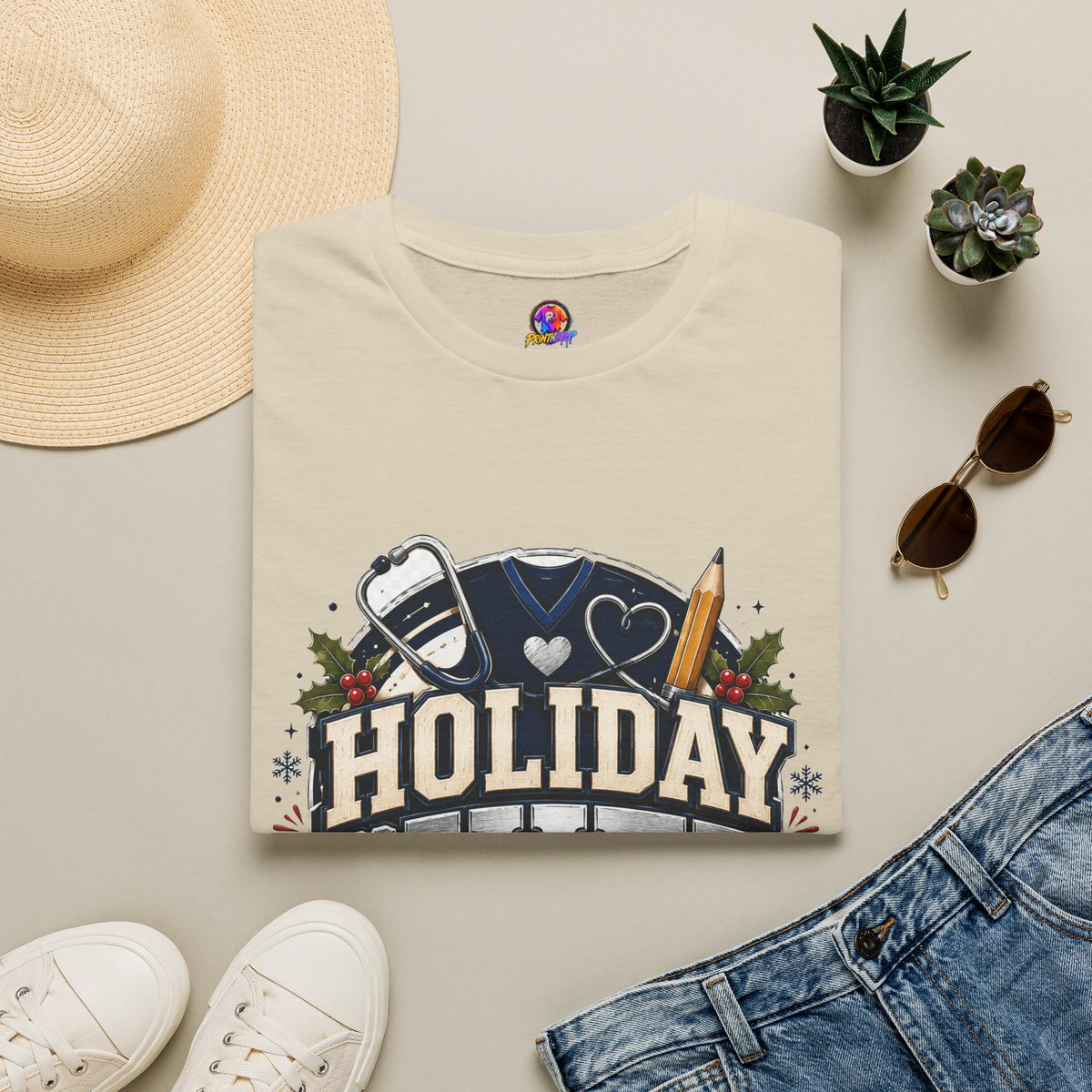 Holiday Shift Survivor T-Shirt — Nurse & Healthcare Worker Gift