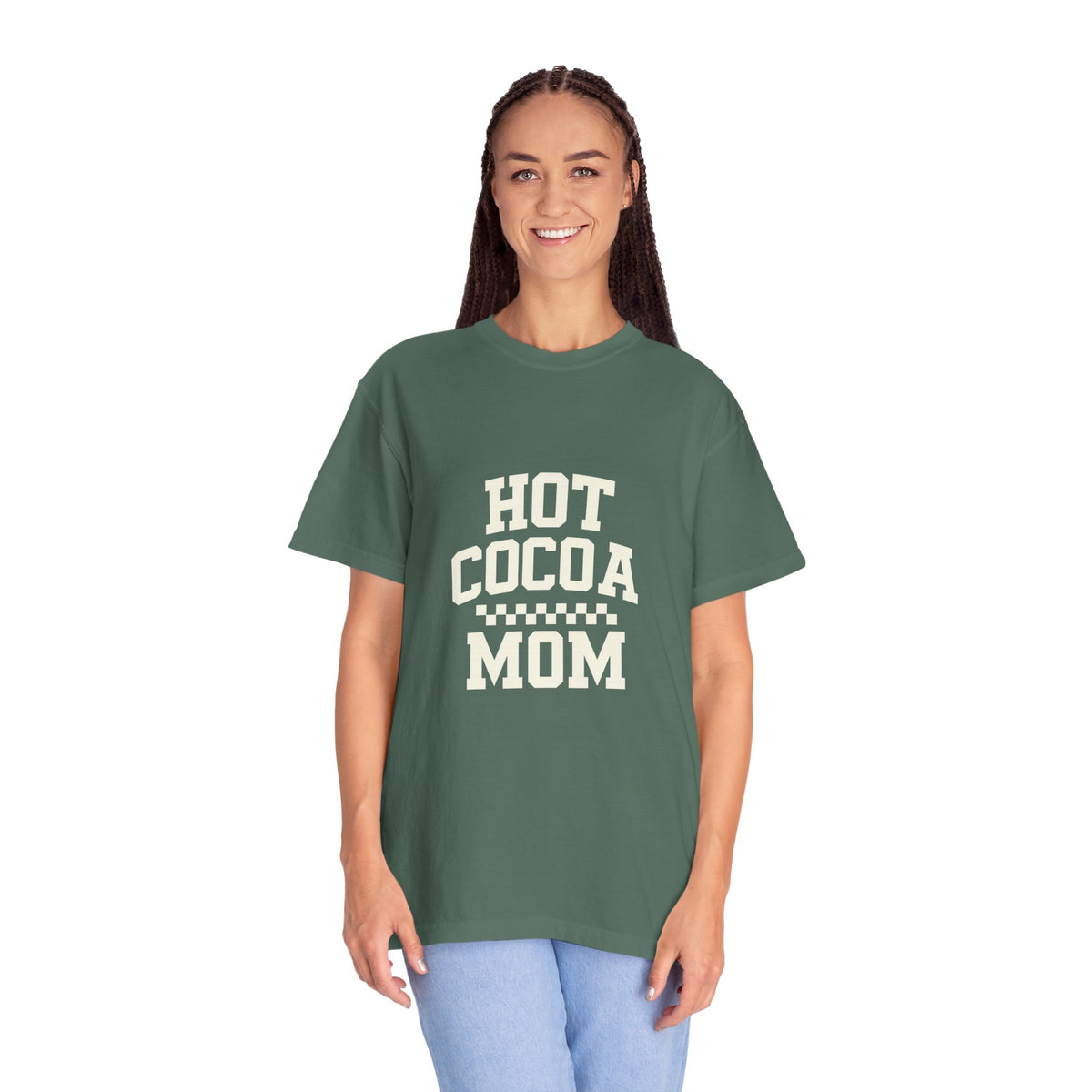 Hot Cocoa Mom T-Shirt — Cozy Holiday Mom Gift - Trending Now - October 2026