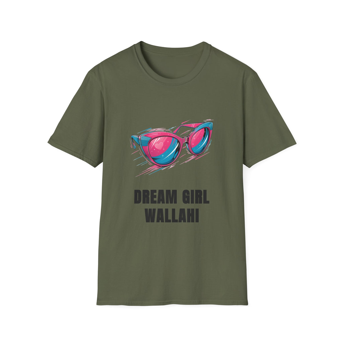 Dream Girl Wallahi T-Shirt — Retro Pink Sunglasses Graphic Tee - Trending Now - August 2026