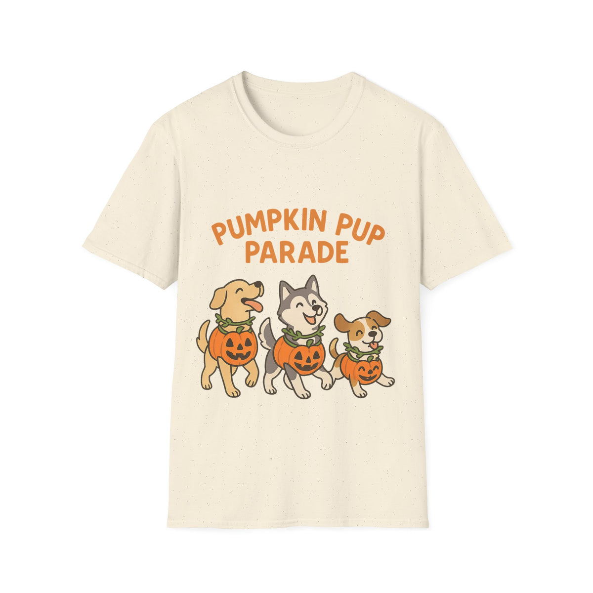 Pumpkin Pup Parade Graphic Tee, Cute Halloween Dogs Fall Season T-Shirt - Trending Now - September 2026