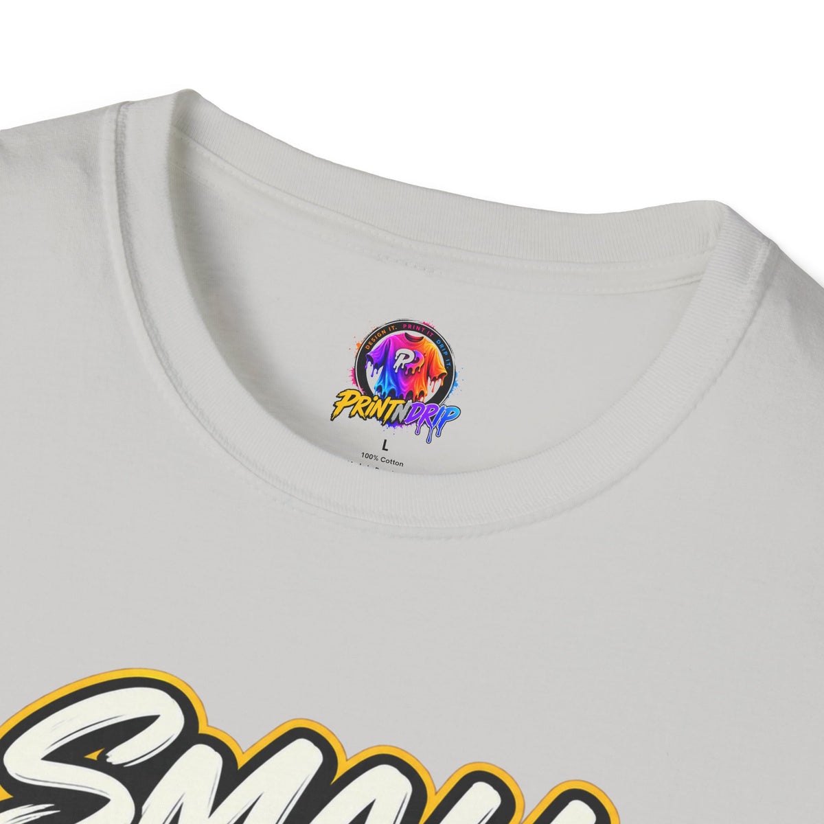 Children's Cancer Awareness T-Shirt — "Small Hands Big Courage" Yellow Ribbon
