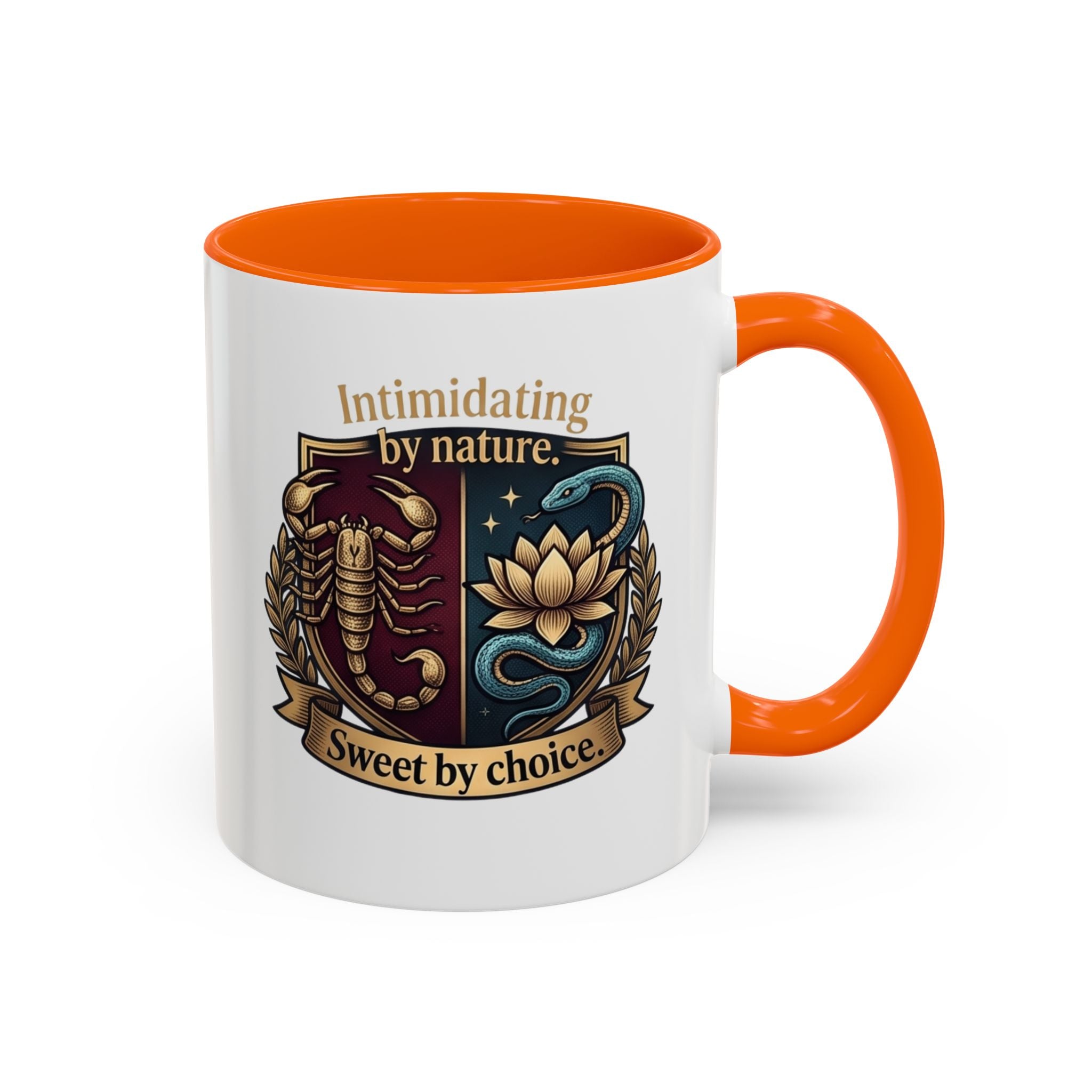 Intimidating by Nature, Sweet by Choice Accent Coffee Mug (11/15oz)