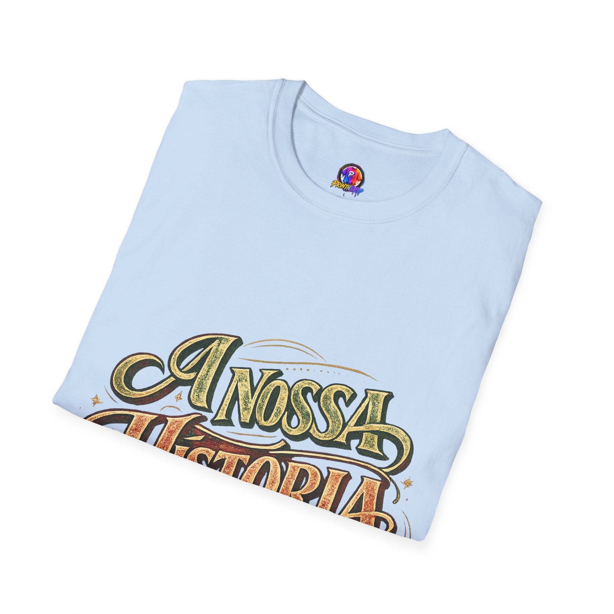 Portugal T-Shirt — "A Nossa História" Vintage Compass Graphic Tee