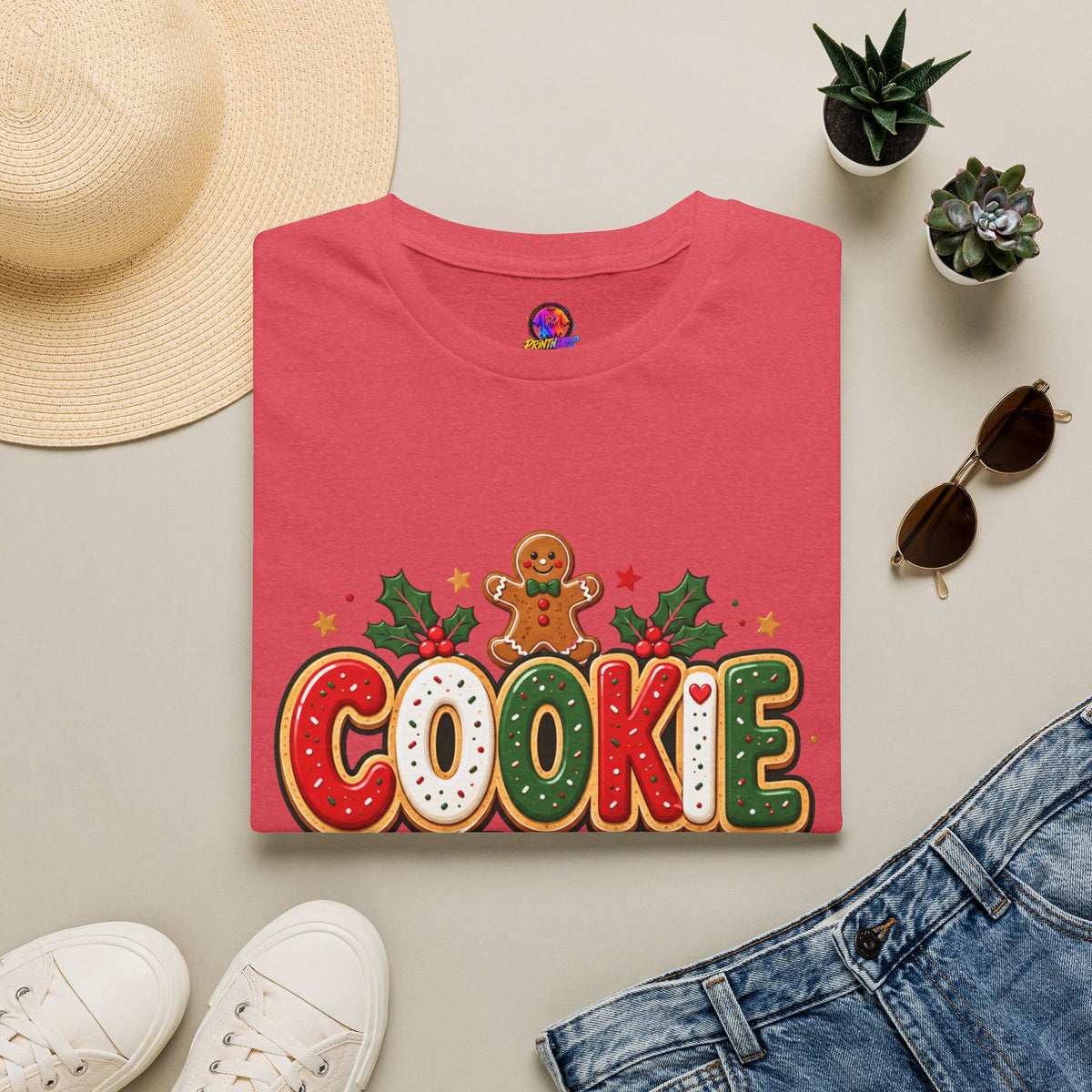 Cookie Crew T-Shirt — Christmas Gingerbread Holiday Tee
