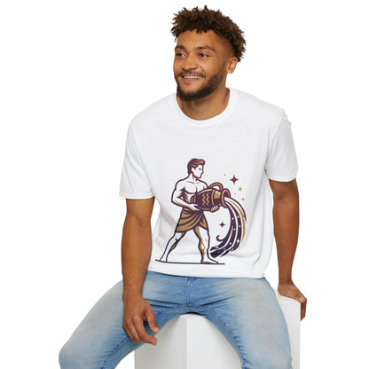 Aquarius Zodiac T-Shirt — Water Bearer Astrology Tee