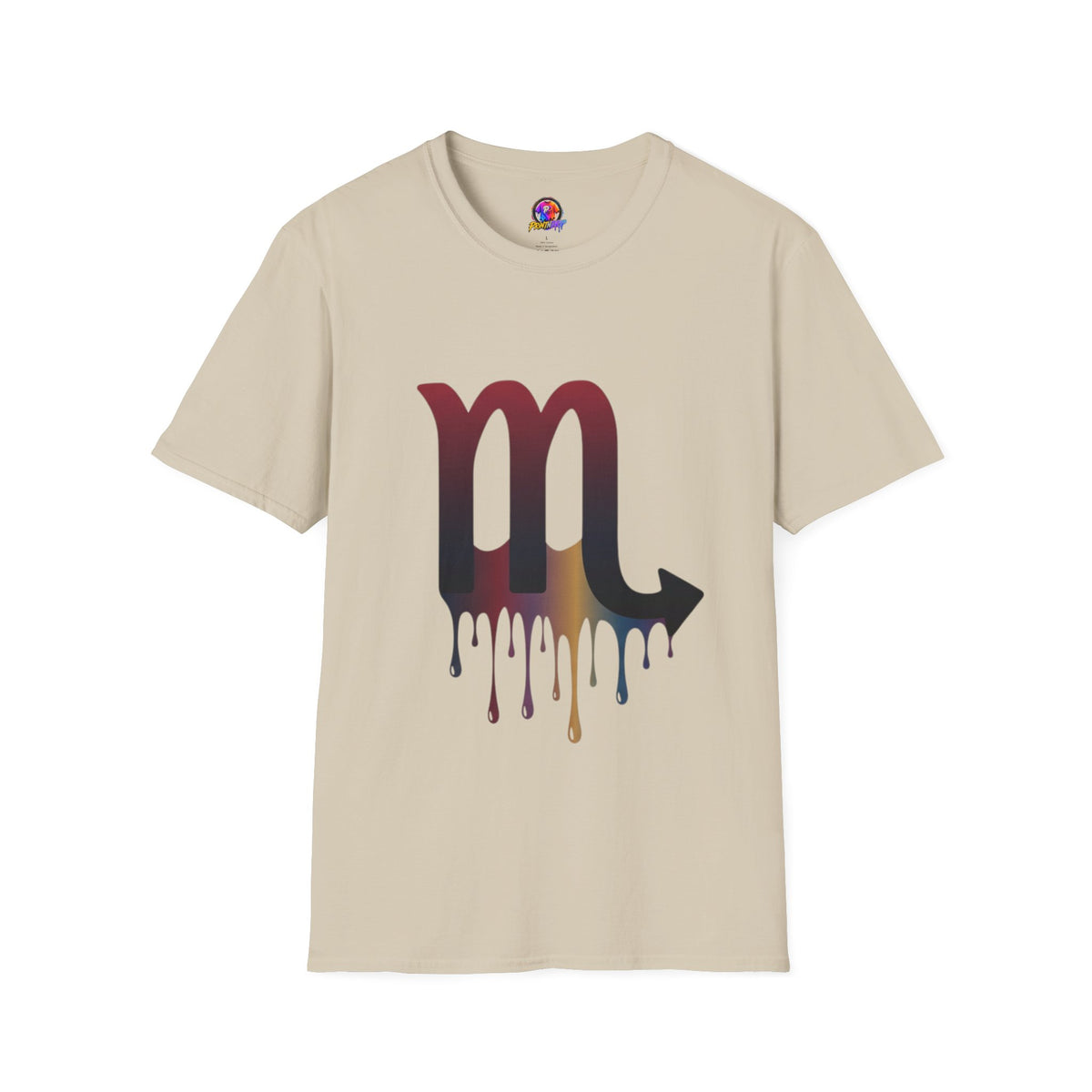 Scorpio Drip Symbol T-Shirt — Zodiac Scorpion Astrology Tee