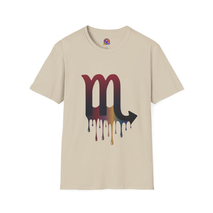Scorpio Drip Symbol T-Shirt — Zodiac Scorpion Astrology Tee