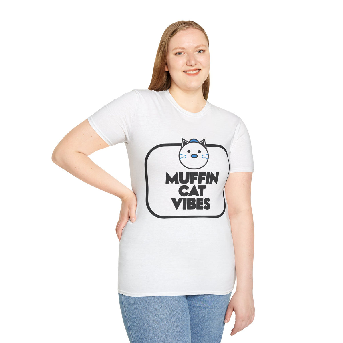 Muffin Cat Vibes T-Shirt — Cute Cat Graphic Tee - Trending Now - August 2026