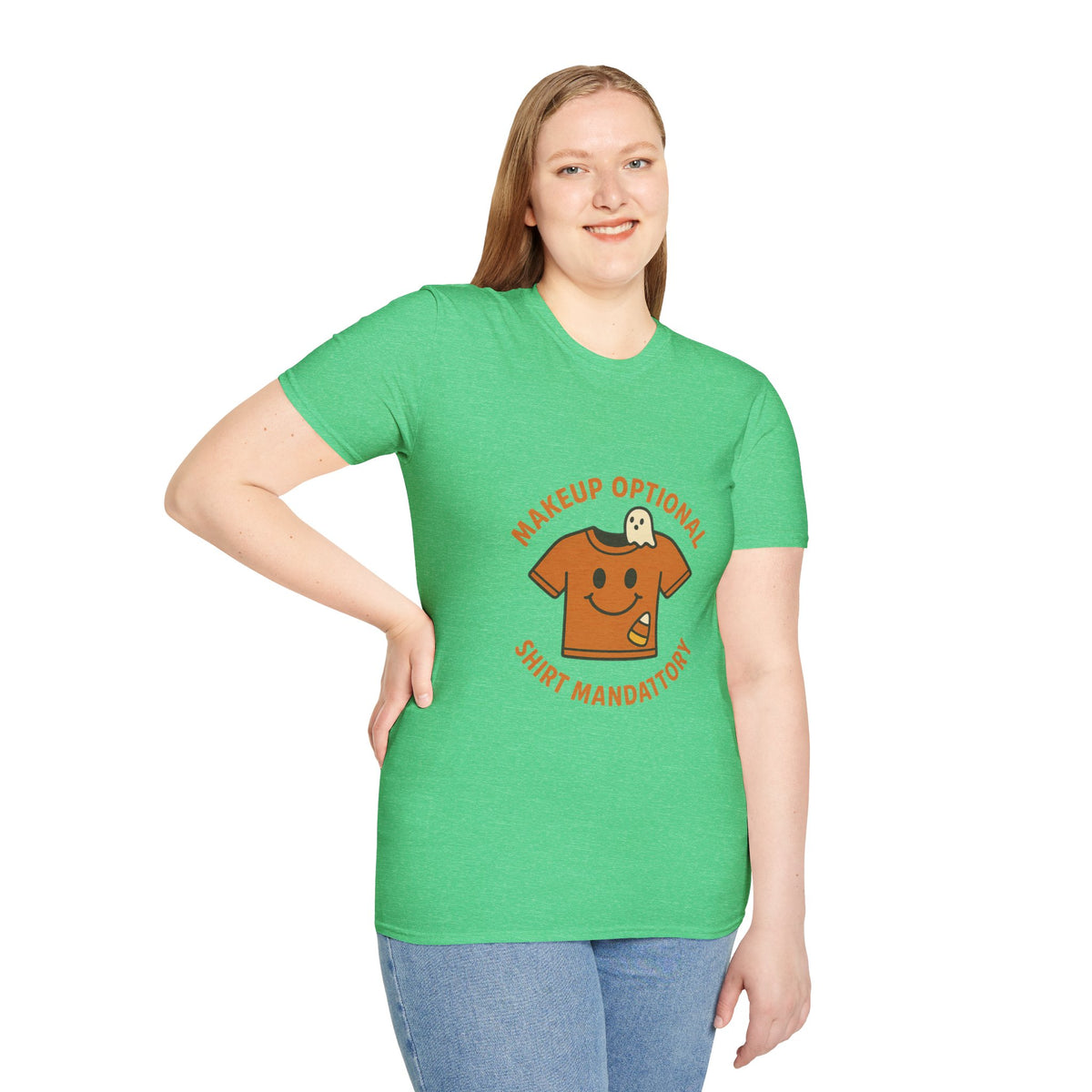 Cute Gingerbread 'Baked Optional, Plant-Based' T-Shirt - Trending Now - October 2026