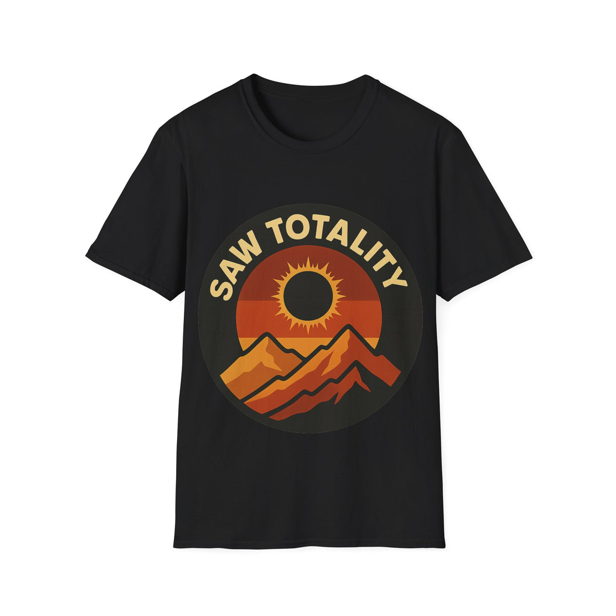 I Saw Totality Solar Eclipse Graphic Tee - Retro Nature Mountain T-Shirt - Trending Now - September 2026