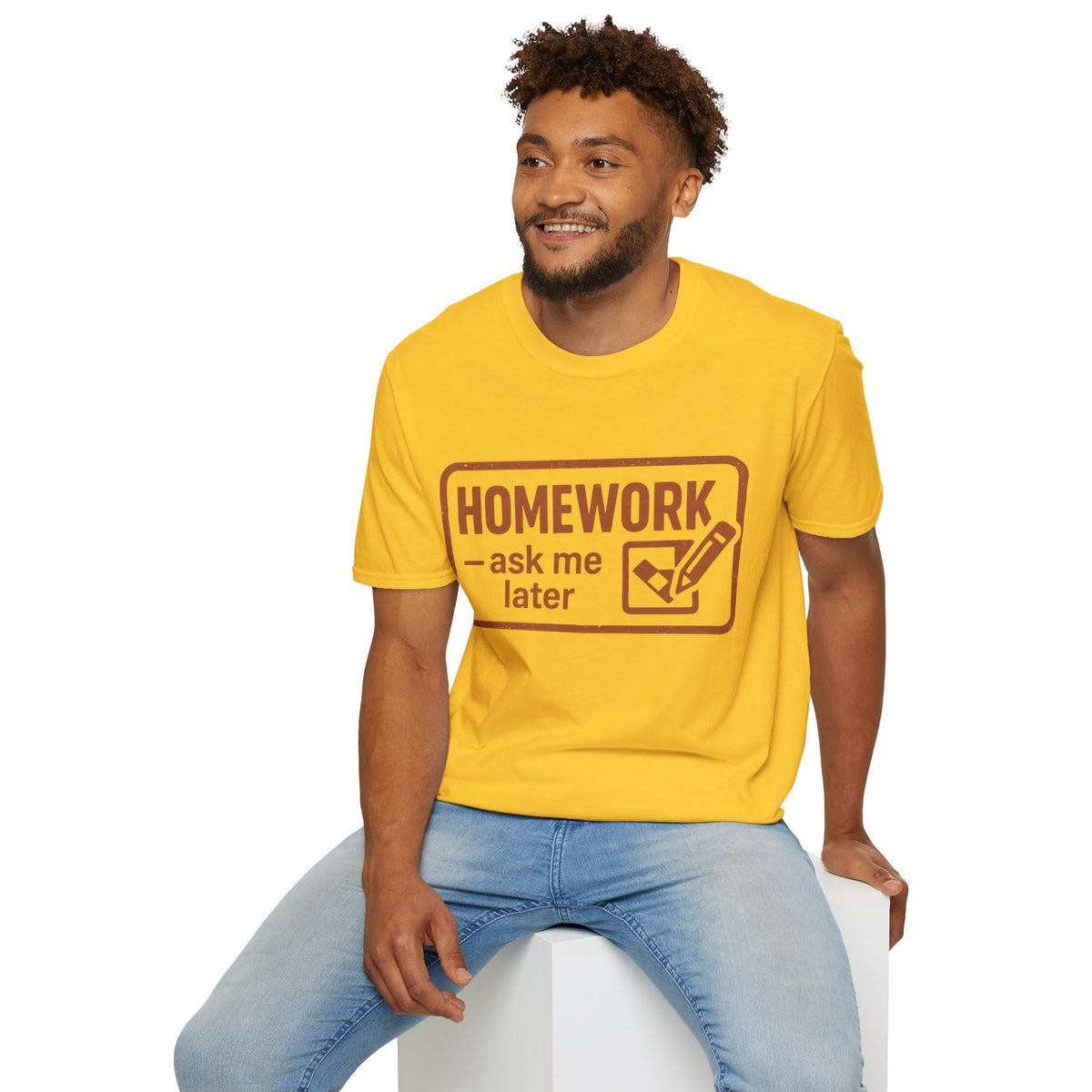 Homework Club T‑Shirt — 'Homework? Done Later' Retro Badge Tee - Trending Now - August 2026