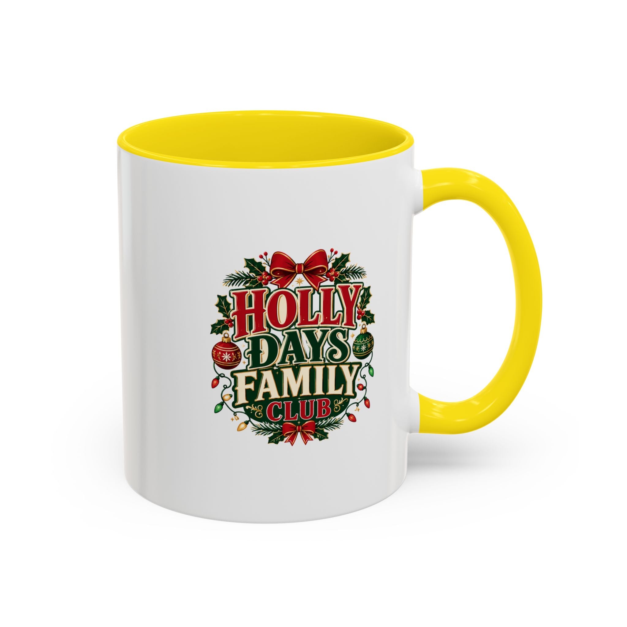 Accent Coffee Mug Holly Days Family