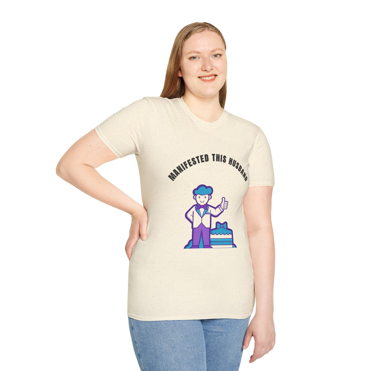 Manifested This Husband T-Shirt — Funny Couple Gift Tee - Trending Now - September 2026