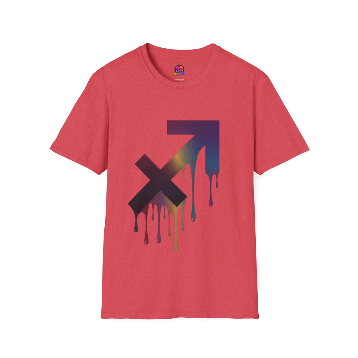 Sagittarius Drip T-Shirt — Gradient Astrological Arrow Tee