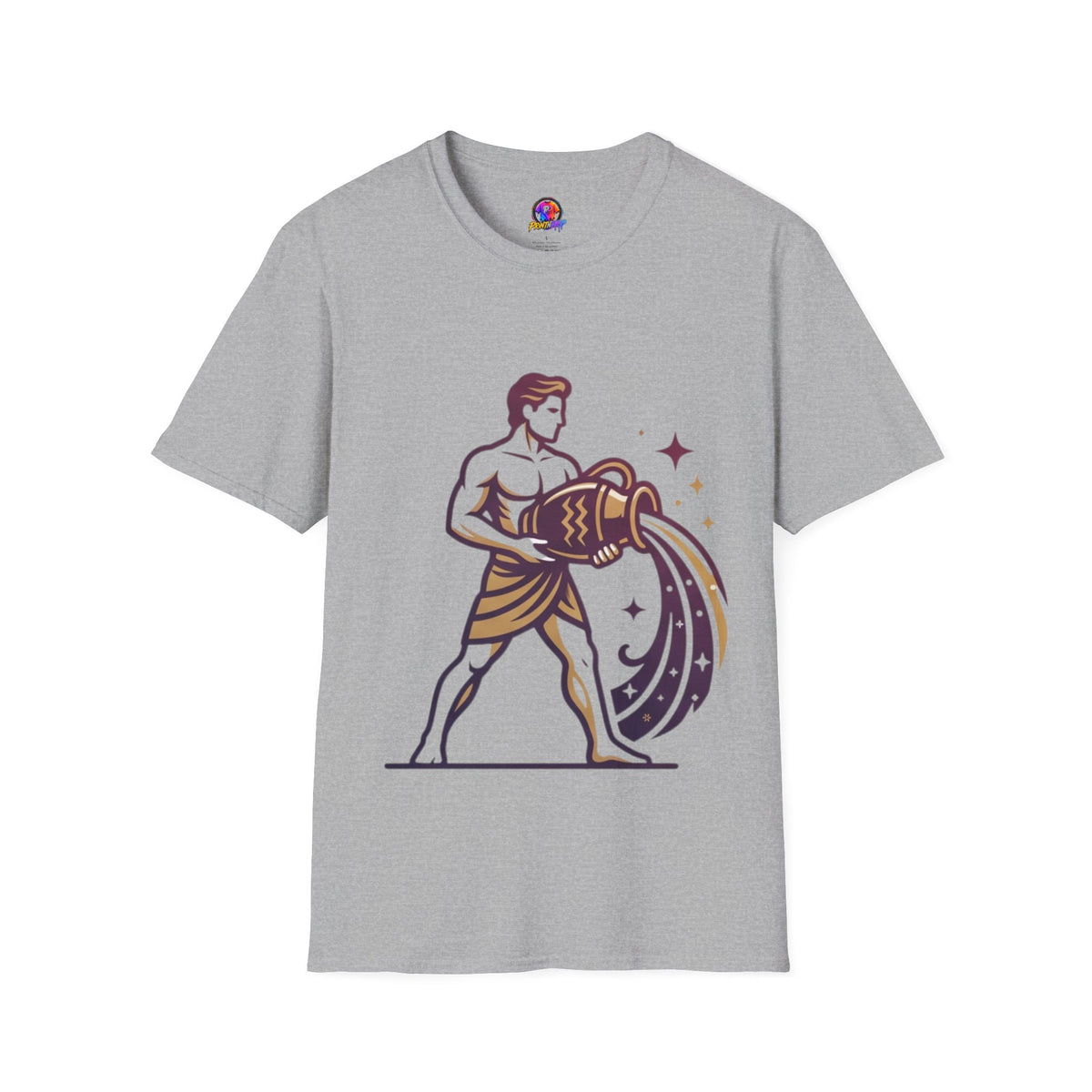 Aquarius Zodiac T-Shirt — Water Bearer Astrology Tee