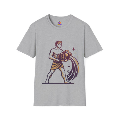 Aquarius Zodiac T-Shirt — Water Bearer Astrology Tee