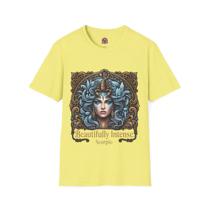 Scorpio Astrology T-Shirt — "Beautifully Intense" Zodiac Graphic Tee