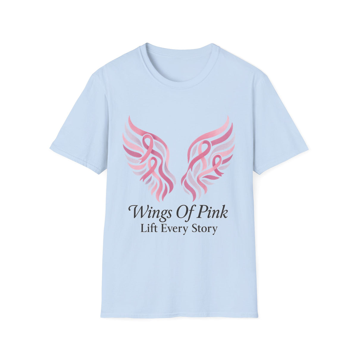 Wings Of Pink Silk Every Story T-Shirt, Elegant Breast Cancer Awareness Tee - Trending Now - September 2026