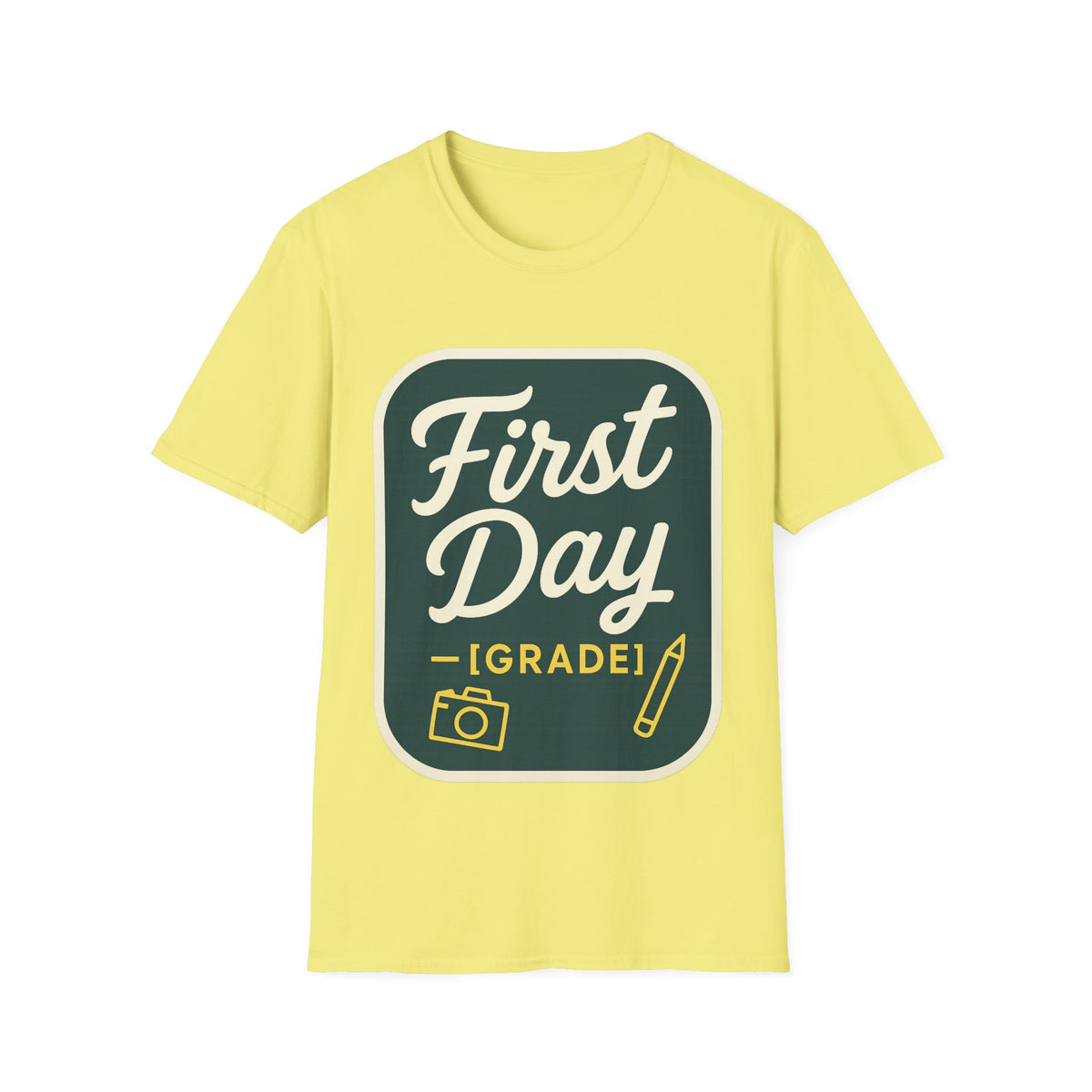 First Day T-Shirt — Retro "First Day (Grade 1)" Back-to-School Tee - Trending Now - August 2026