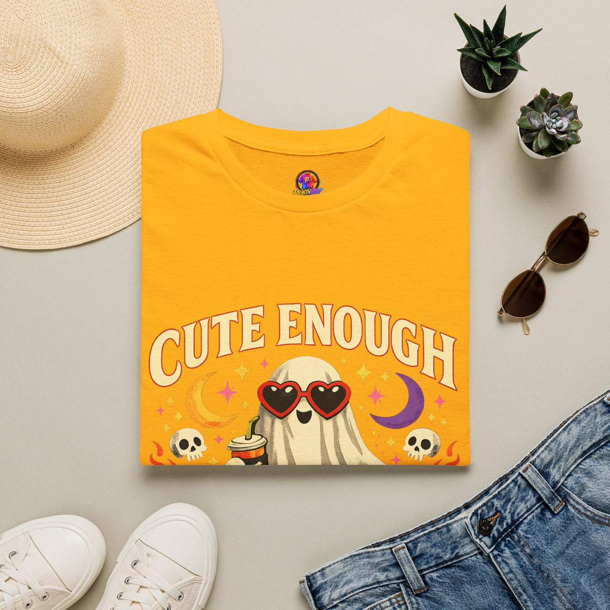 Halloween Cute Enough Unisex Softstyle T-Shirt