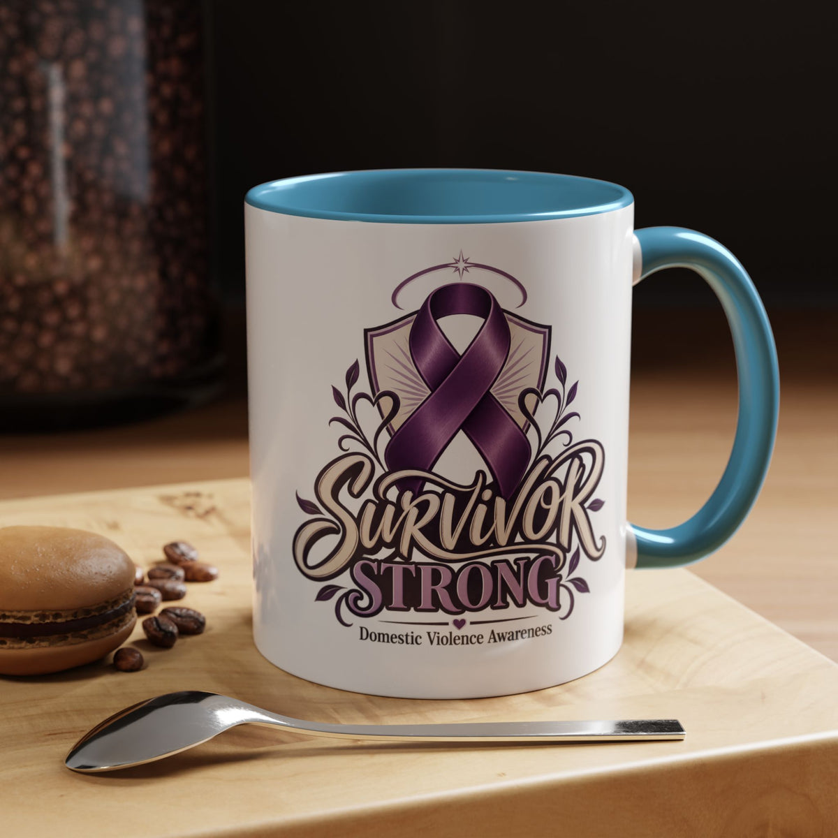 Domestic Violence Awareness Survivor Strong Coffee Mug