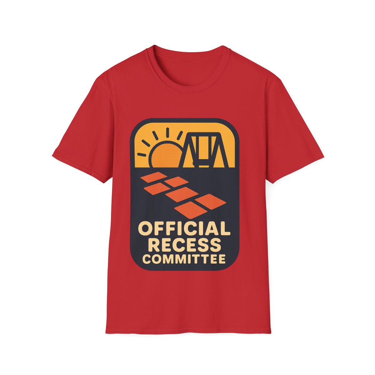 Official Recess Committee T-Shirt – Retro Sunset Camp Graphic Tee - Trending Now - August 2026